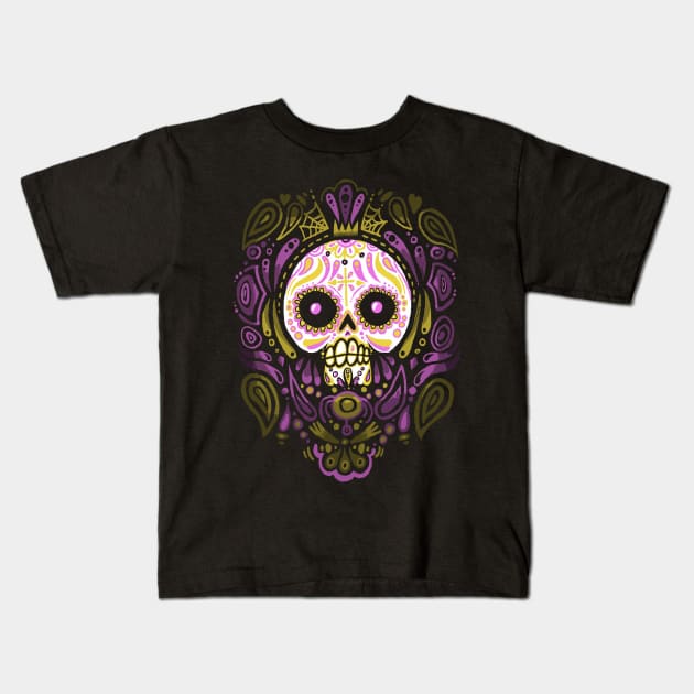 Day of the Calavera Kids T-Shirt by wotto